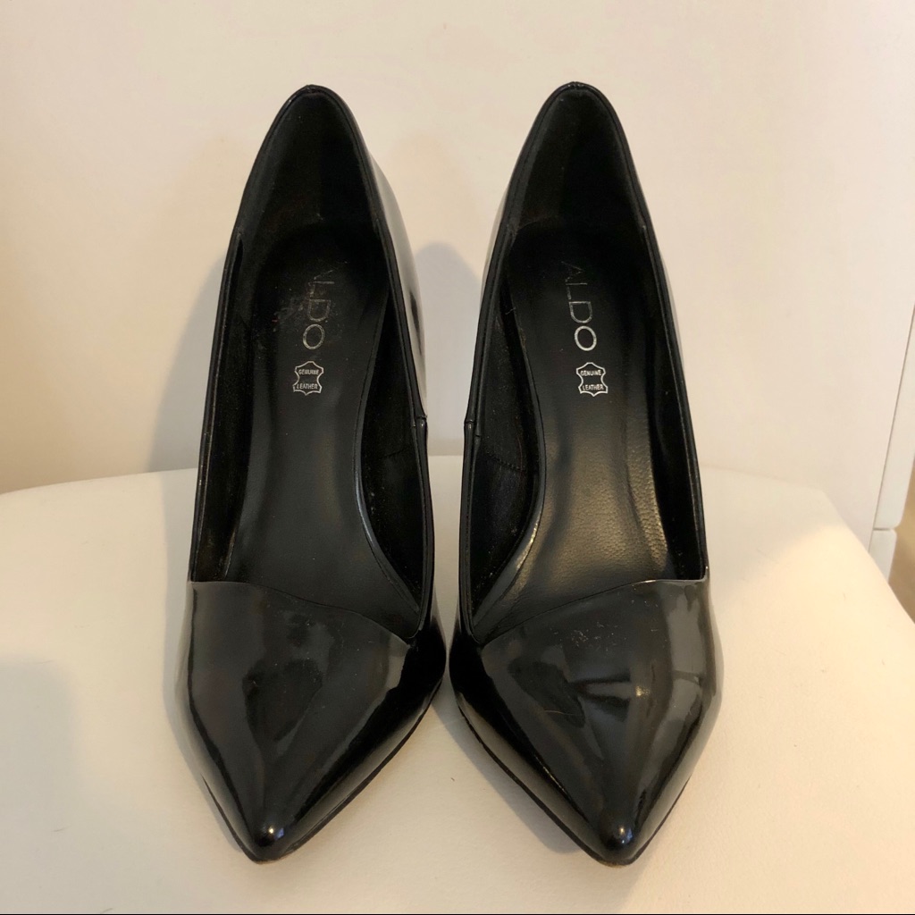 Black Patent Leather Aldo Pumps
